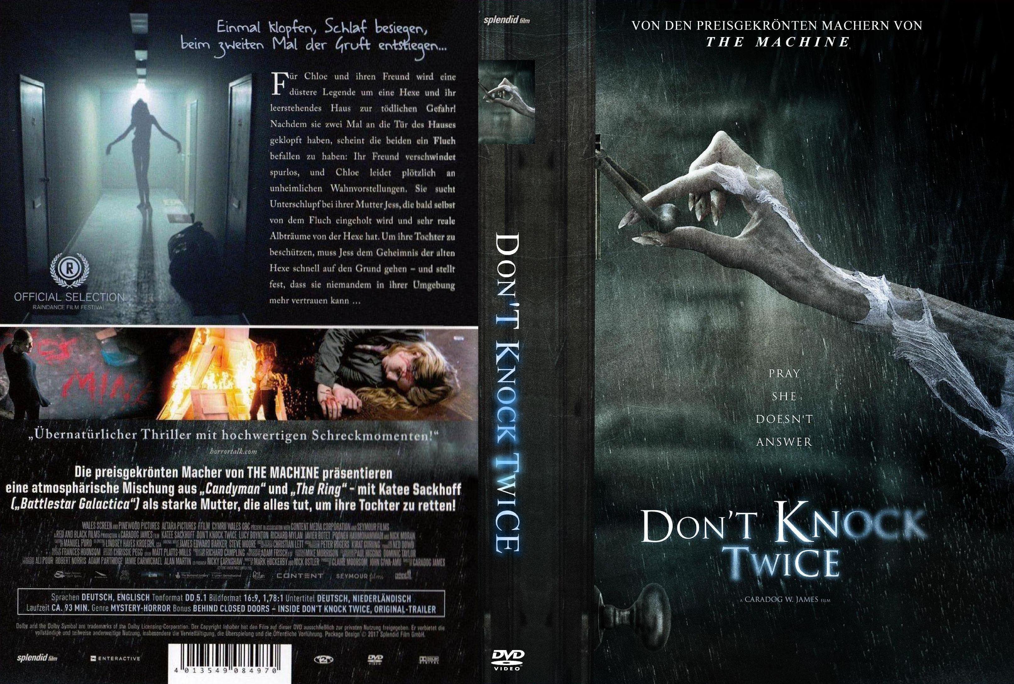 Dont Knock Twice German DVD Covers.