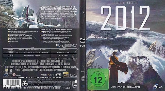 2012 Blu ray german blu ray cover