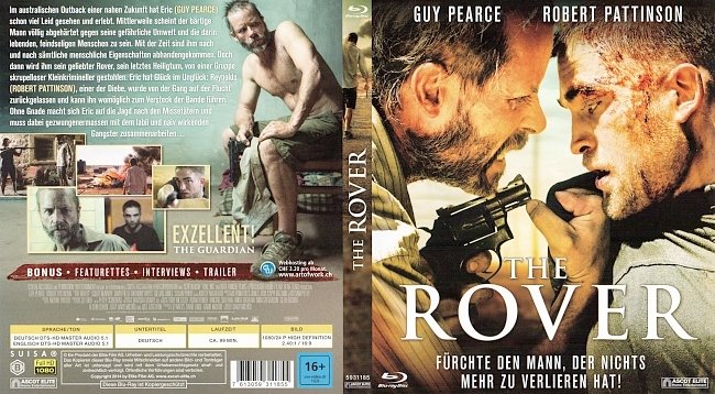 The Rover Blu ray Cover deutsch german german blu ray cover