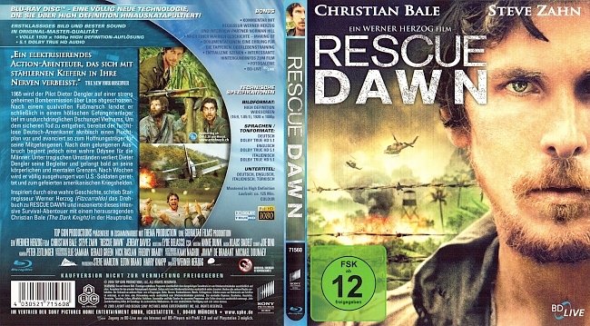 Rescue Dawn Cover Blu ray german deutsch german blu ray cover