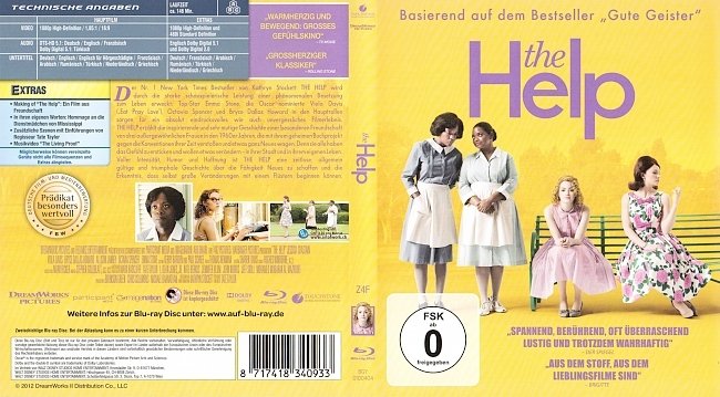 The Help Cover Blu ray german deutsch german blu ray cover