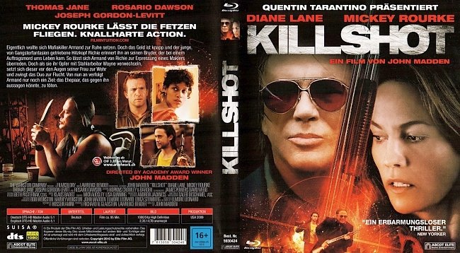 Killshot Blu ray Deutsch Cover German german blu ray cover