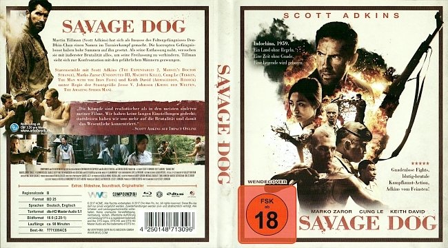 Savage Dog Scott Adkins Cover Blu ray German Deutsch german blu ray cover