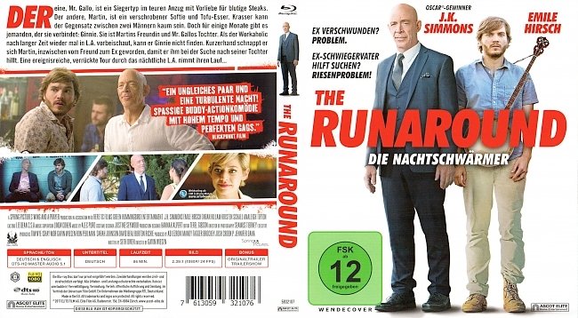 The Runaround Die Nachtschwarmer Cover deutsch Blu ray german Covers german blu ray cover