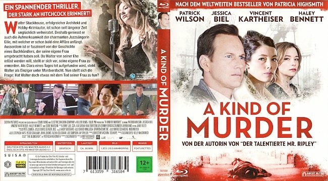 A Kind of Murder Cover Deutsch Blu ray Blue ray Film Covers Deutsch german blu ray cover