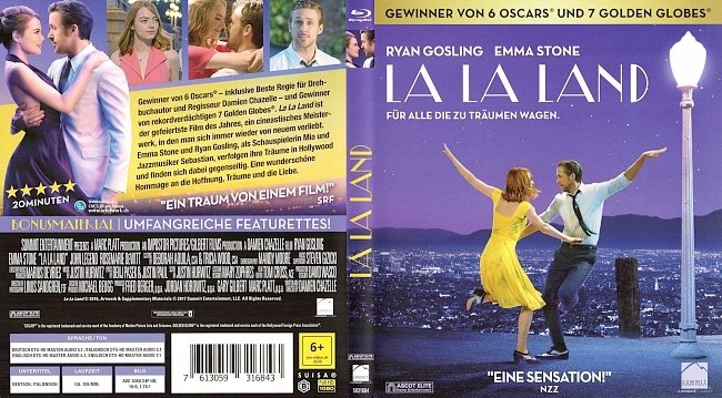 La La Land Blu ray Cover Deutsch German Schweiz german blu ray cover