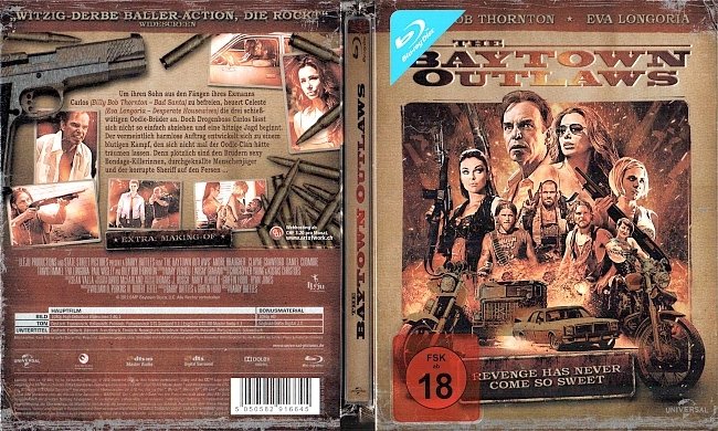 The Baytown Outlaws Steelbook Blu ray Limited Edition Cover Deutsch German german blu ray cover