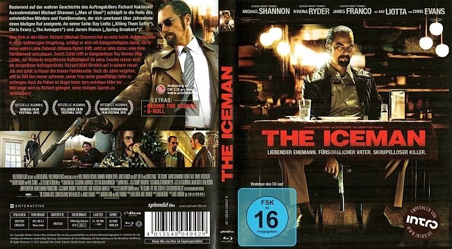 The Iceman Cover Blu ray Deutsch German german blu ray cover
