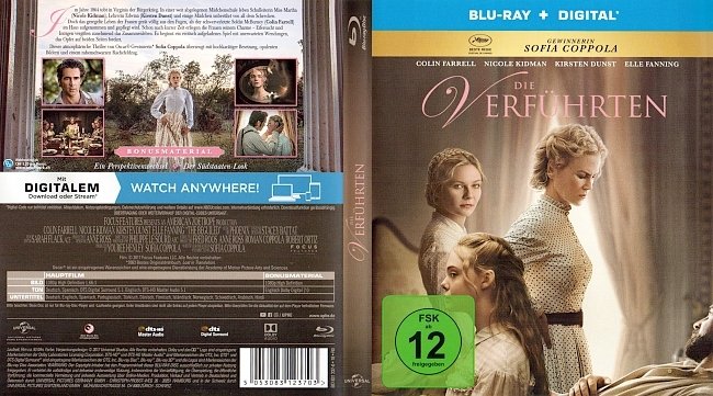 Die Verfuehrten Cover Deutsch German Blu ray german blu ray cover