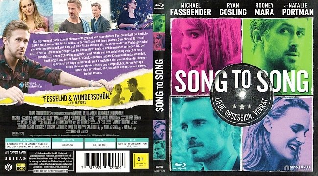 Song To Song Cover Deutsch Bluray german blu ray cover