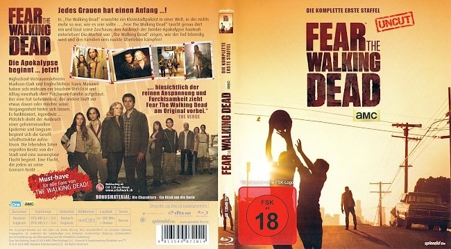 Fear The Walking Dead AMC Serie TV Staffel 1 Season 1 S01 german blu ray cover