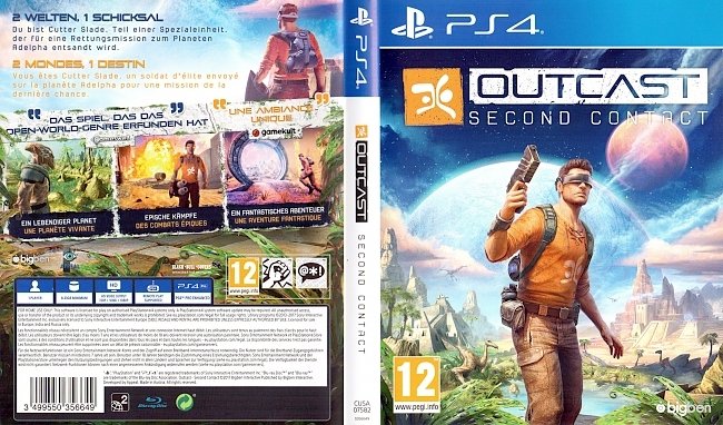 Outcast Second Contact PS4 Deutsch German german ps4 cover