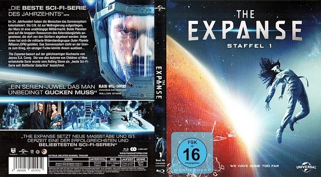The Expanse Staffel 1 Cover Deutsch Blu ray german blu ray cover