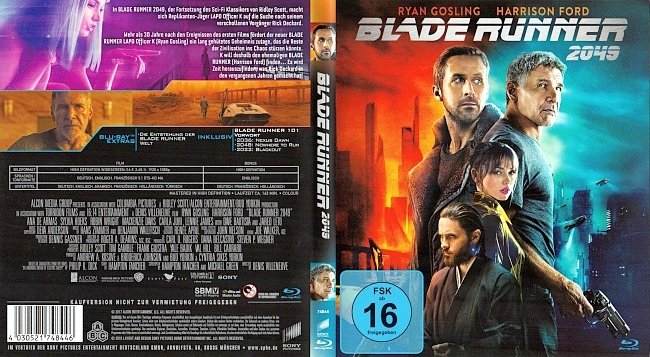 Blade Runner 2049 Cover Bluray deutsch german blu ray cover