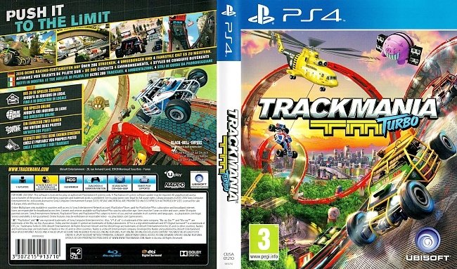 Trackmania Turbo TM PS4 German Deutsch Cover german ps4 cover