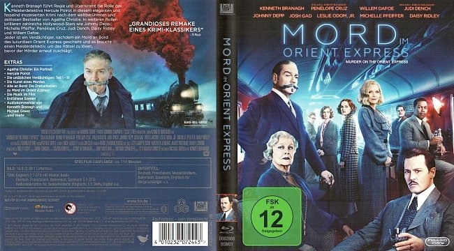 Mord im Orient Express Blu ray Cover German Deutsch german blu ray cover