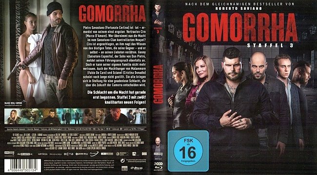 Gomorrha Staffel 3 Season 3 S03 Cover German Deutsch german blu ray cover