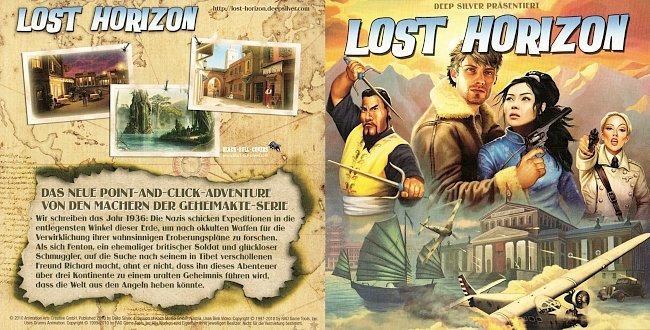 Lost Horizon PC DVD ROM pc cover german