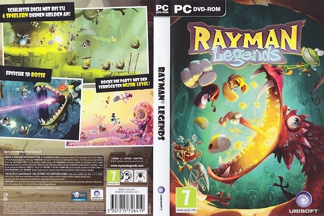 Rayman Legends pc cover german