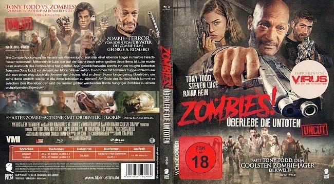 Zombies Ueberlebe die Untot german blu ray cover