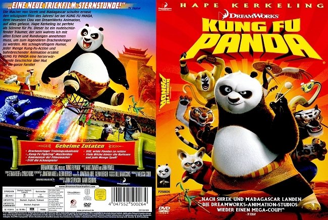 Kung Fu Panda german dvd cover