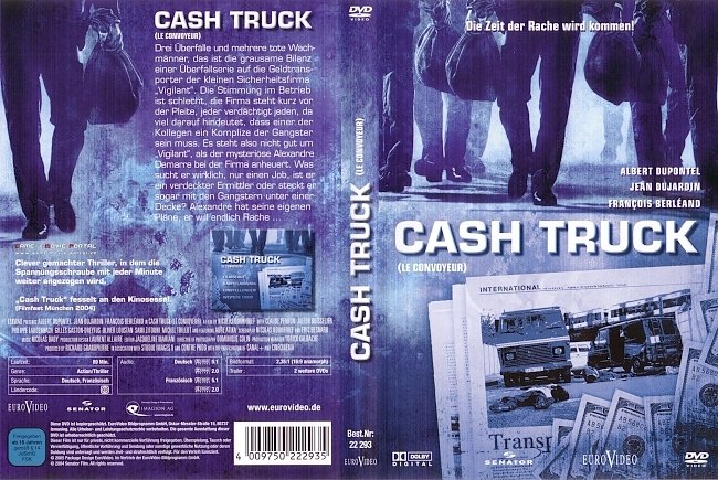 Le Convoyeur Cash Truck german dvd cover