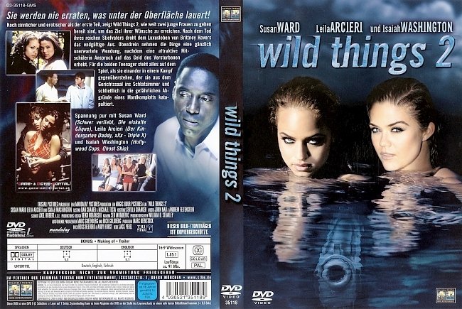 Wild Things 2 german dvd cover