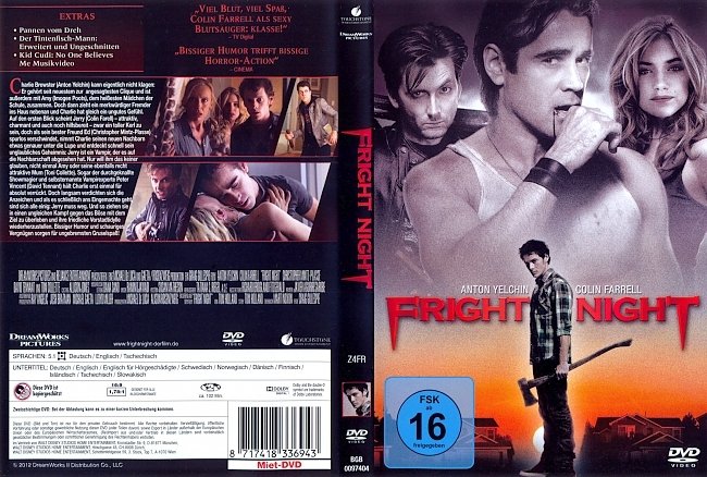 Fright Night Free DVD Cover deutsch