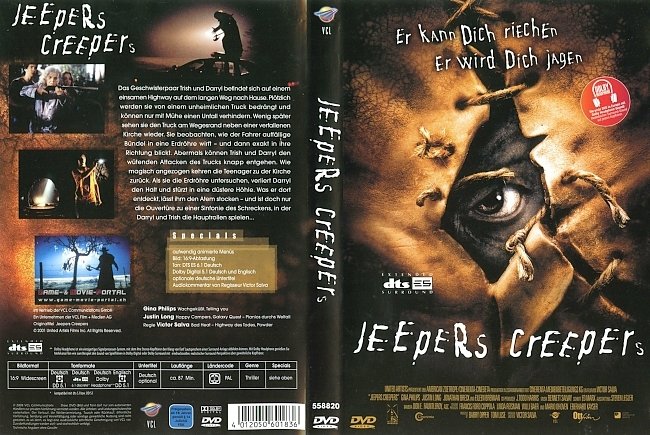 Jeepers Creepers dvd cover german