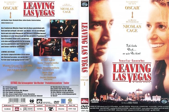 Leaving Las Vegas german dvd cover