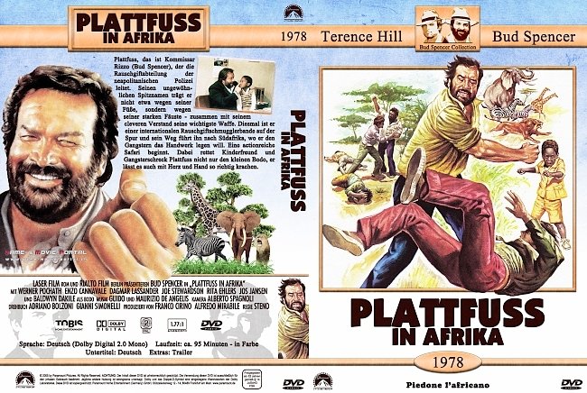 Plattfuss in Afrika german dvd cover