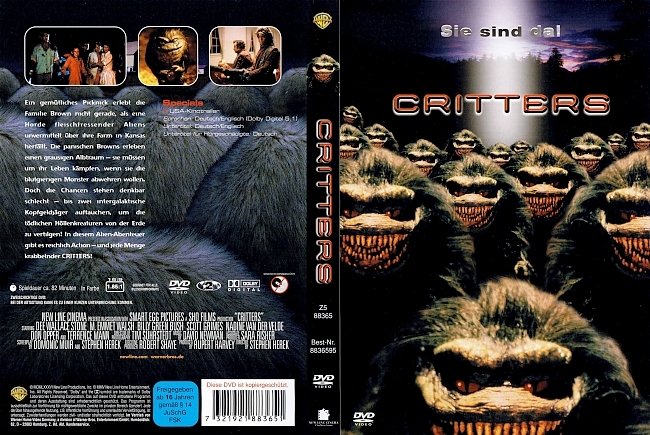 Critters 1 free DVD Covers german