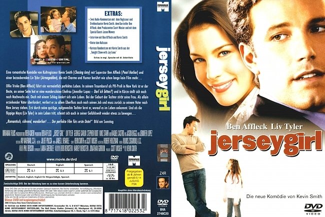 Jersey Girl german dvd cover