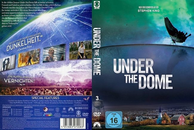 Under the Dome Stephen King Staffel 3 german dvd cover