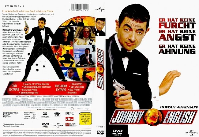 Johnny English der Spion der es versiebte german dvd cover