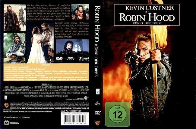 Robin Hood Konig der Diebe german dvd cover