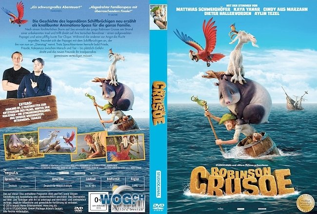 Robinson Crusoe german dvd cover