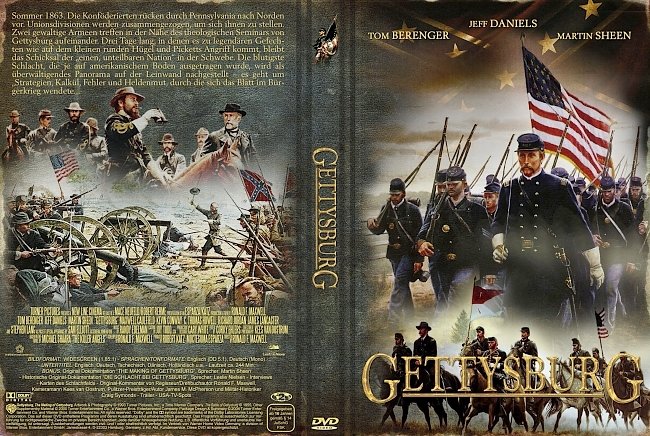 Gettysburg german dvd cover