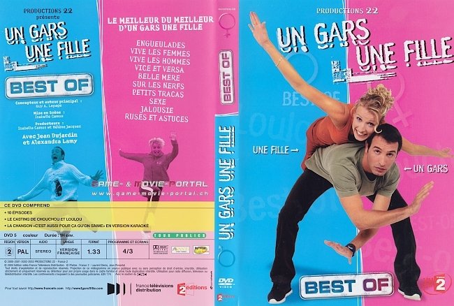 Un Gars Une Fille dvd cover german