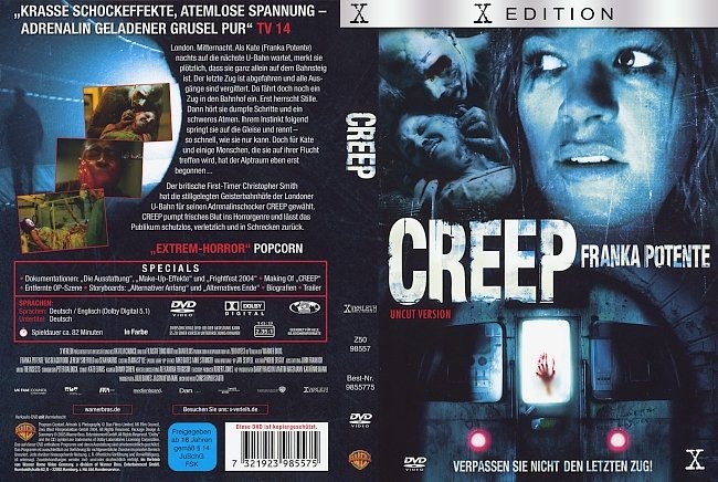 Creep free DVD Covers german