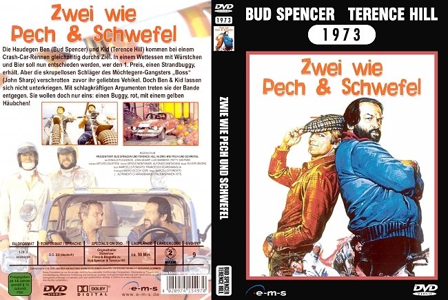 Zwei wie Pech und Schwefel german dvd cover