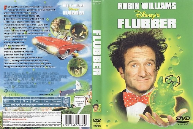 Flubber Free DVD Cover deutsch