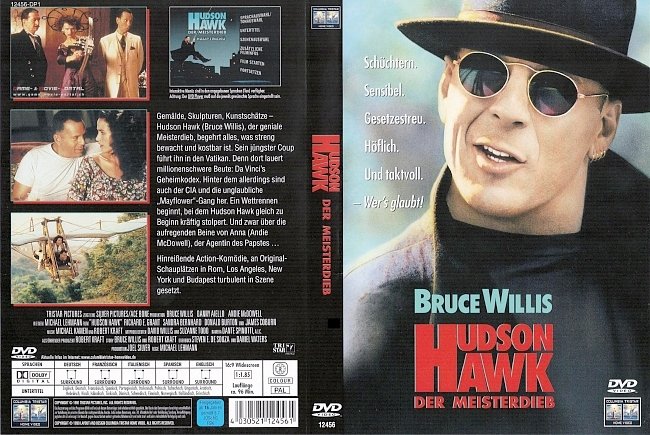Hudson Hawk german dvd cover