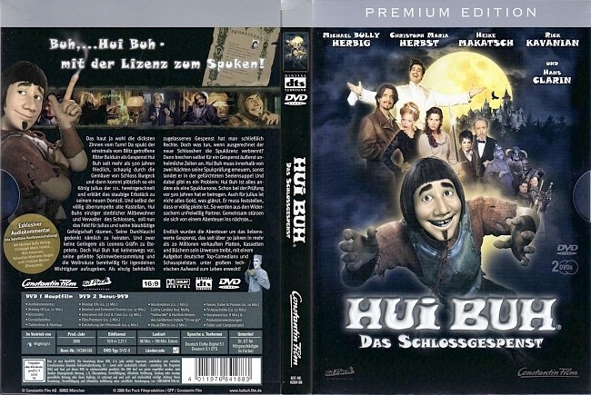 Hui Buh Das Schlossgespenst dvd cover german