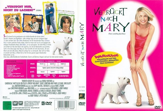 Verrueckt nach Mary Video german dvd cover