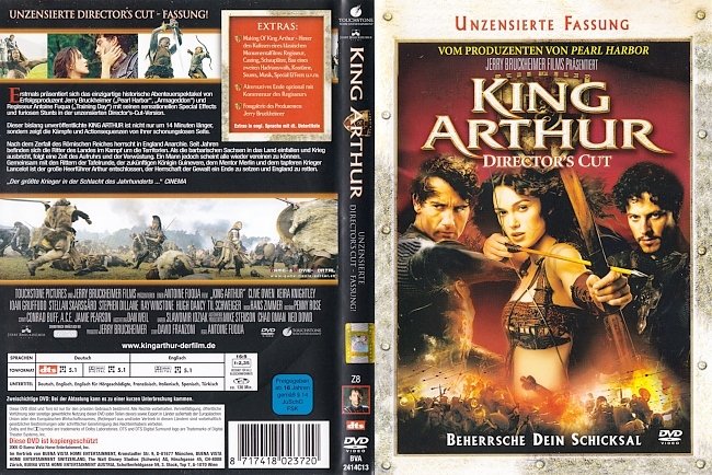 King Arthur Directors Cut dvd cover german