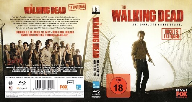 The Walking Dead Staffel 4 german dvd cover
