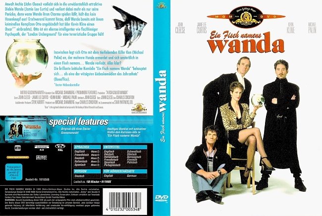 Ein Fisch namens Wanda german dvd cover