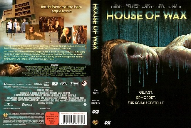 House of Wax german dvd cover