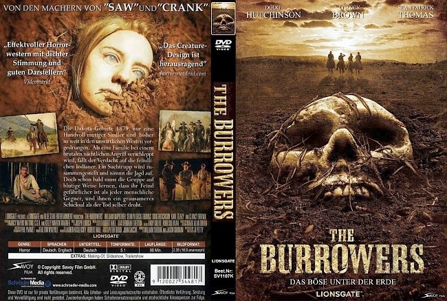 The Burrowers german dvd cover